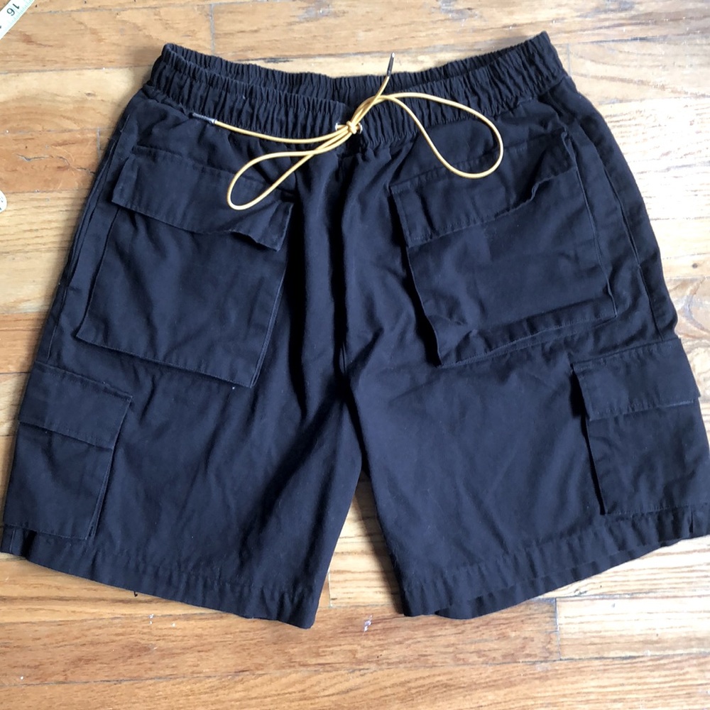 Young & Reckless, Black, Large, stretch cargo shorts
